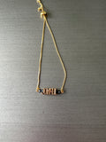 Words Bolo Bracelet