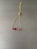 Pink Crystal Bolo