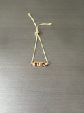 Words Bolo Bracelet