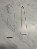 Crystal Bar Necklace