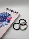 White Feldspar Chakra Bracelet